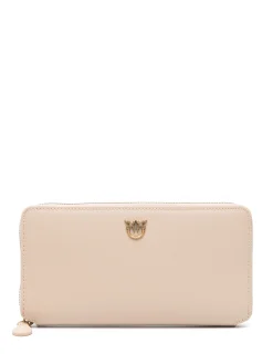 New Portafoglio in Pelle con Zip / Donna Portafogli