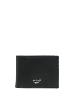 New Portafoglio in Pelle Rigenerata con Logo / Uomo Portafogli