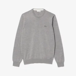 Sale Pullover in Lana Merino con Collo Rotondo / Uomo Maglieria