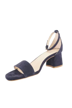Online Sandalo con Tacco in Pelle Scamosciata / Donna Scarpe Con Tacco