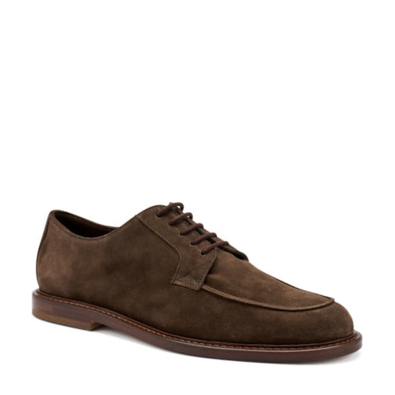 Outlet Scarpa Allacciata con Suola in Cuoio / Uomo Scarpe Basse