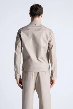 Shirt Jacket con Chiusura Zip / Uomo Giubbotti