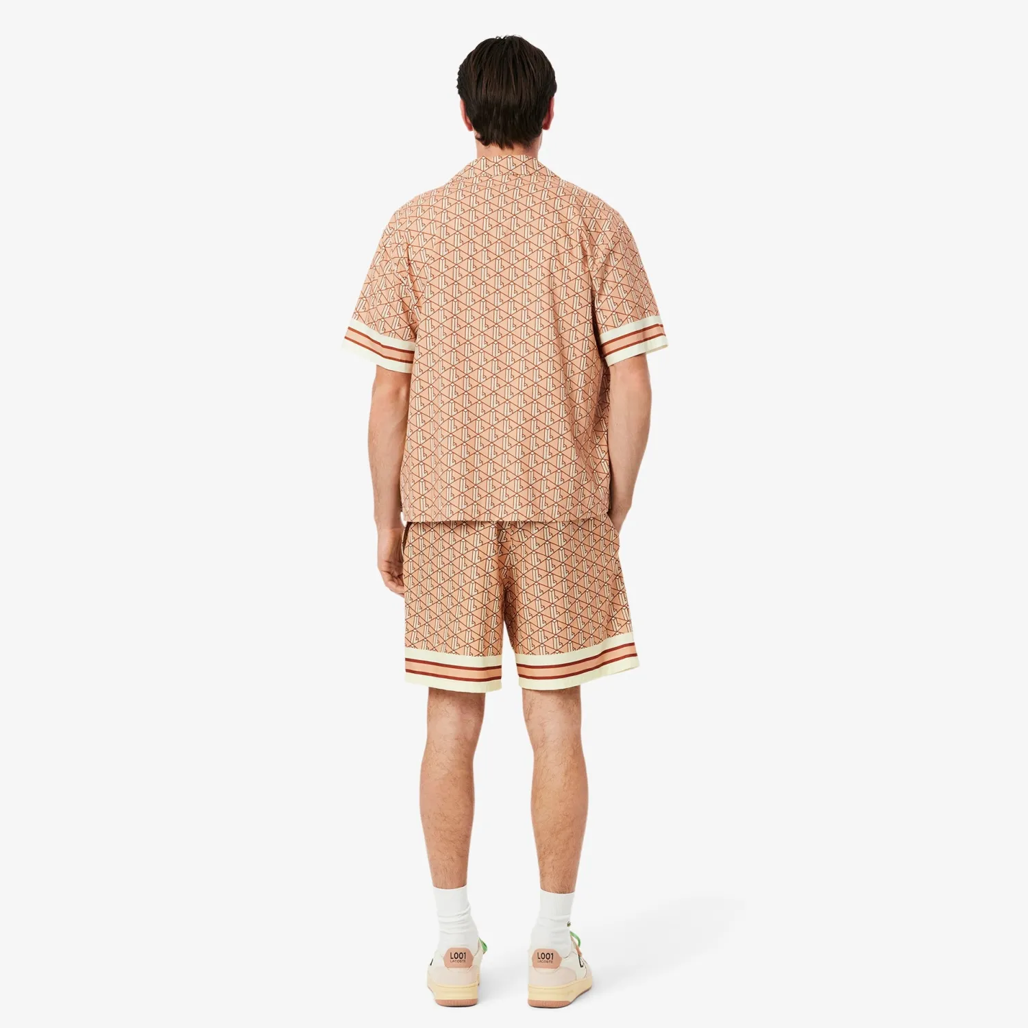 Best Shorts Leggero con Stampa Monogramma / Uomo Pantaloncini