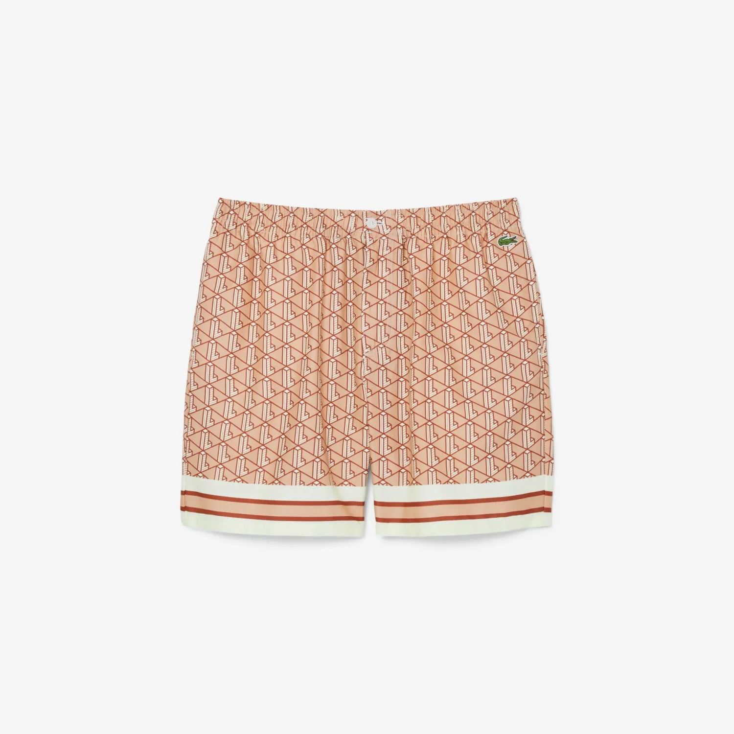 Best Shorts Leggero con Stampa Monogramma / Uomo Pantaloncini