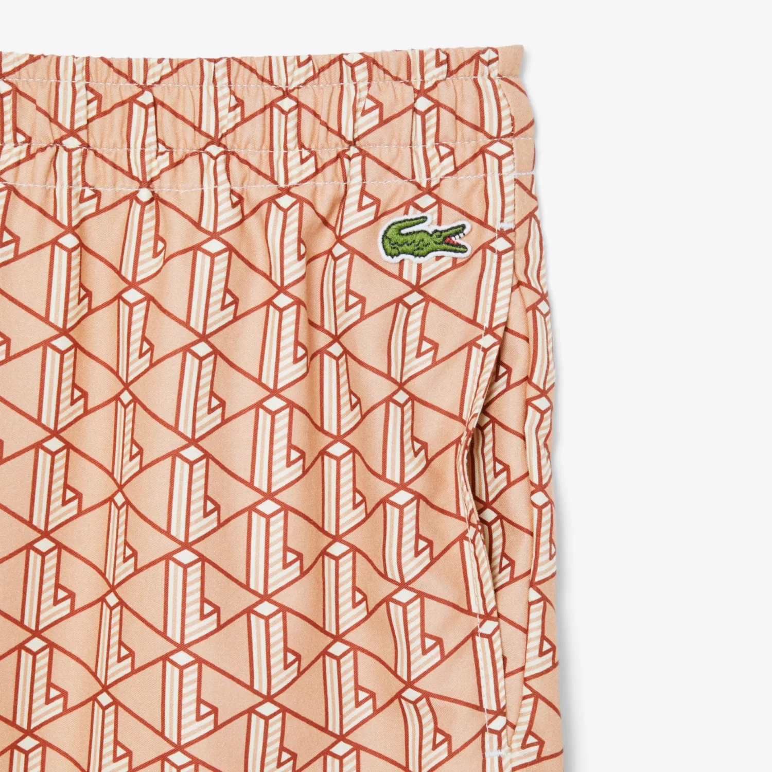 Best Shorts Leggero con Stampa Monogramma / Uomo Pantaloncini
