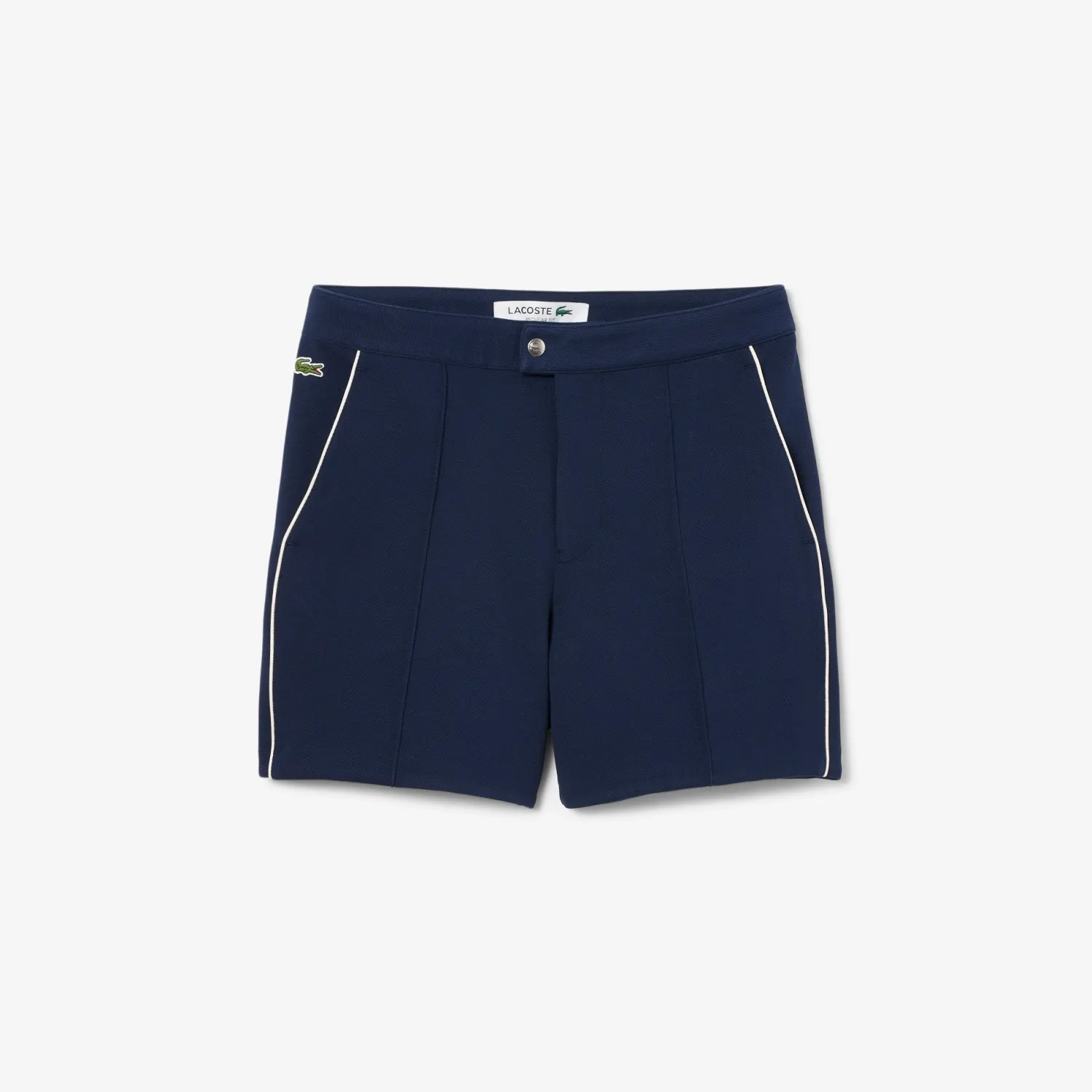 Outlet Shorts Regular Fit in Piqué / Uomo Pantaloncini