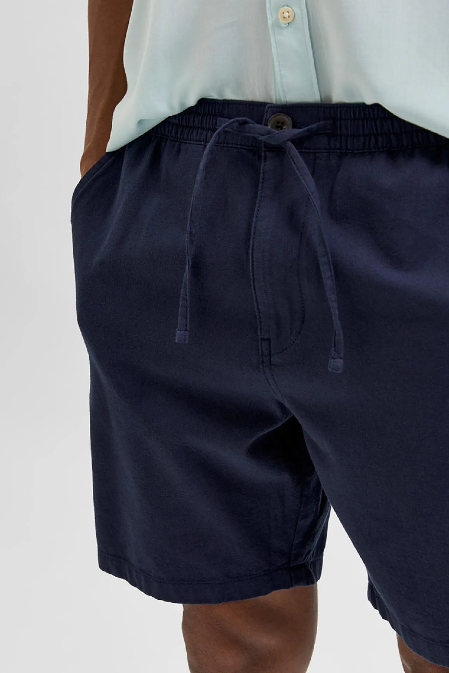 New Shorts in Misto Lino / Uomo Pantaloncini