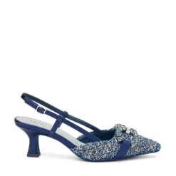 Discount Slingback Gioiello con Tacco / Donna Scarpe Con Tacco|Denim