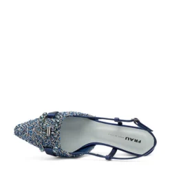 Discount Slingback Gioiello con Tacco / Donna Scarpe Con Tacco|Denim