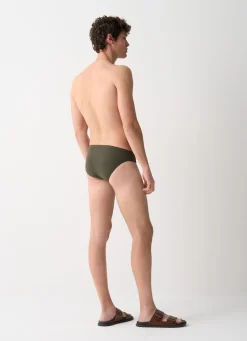 Hot Slip da Bagno con Logo / Uomo Costumi Da Bagno