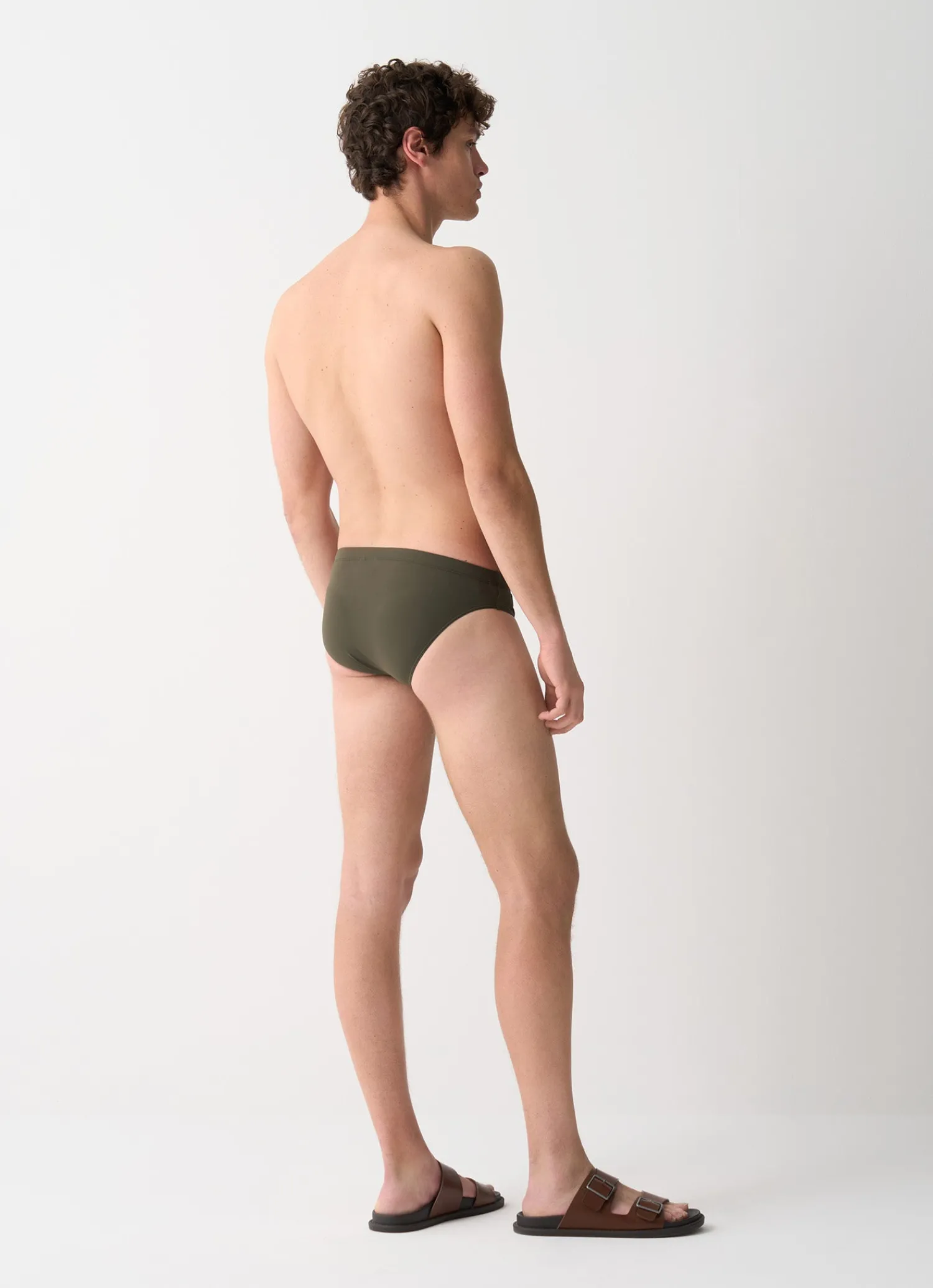 Hot Slip da Bagno con Logo / Uomo Costumi Da Bagno
