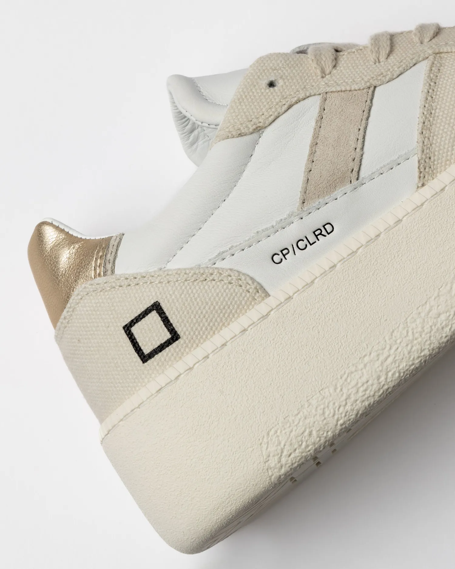 Clearance Sneaker Court Platform Colored in Pelle / Donna Sneakers