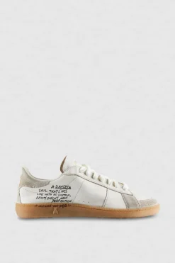 Hot Sneaker in Nappa con Lettering / Donna Sneakers