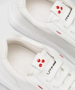 Clearance Sneaker in Pelle con Dettagli a Contrasto / Uomo Sneakers
