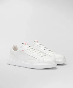 Clearance Sneaker in Pelle con Dettagli a Contrasto / Uomo Sneakers