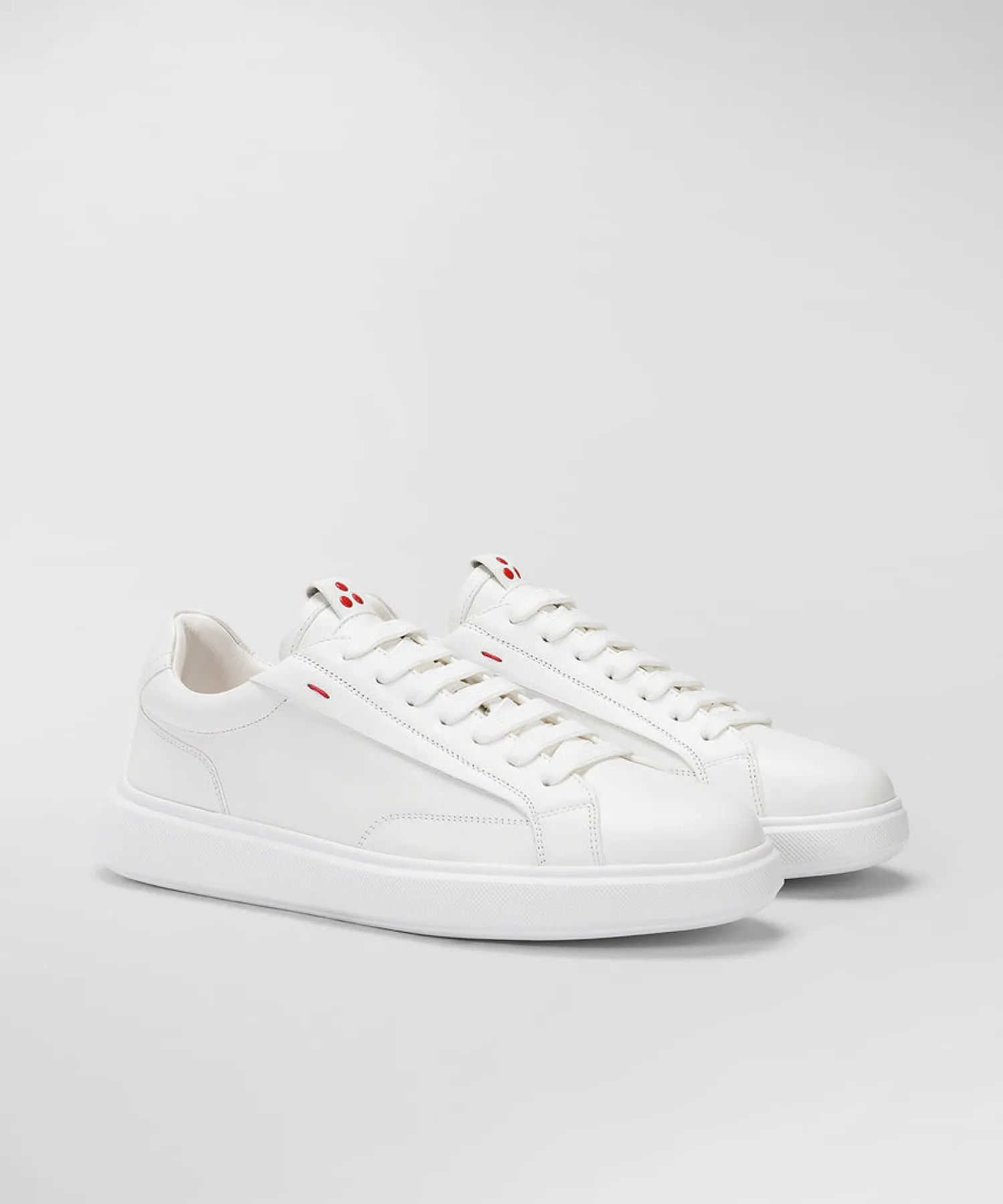 Clearance Sneaker in Pelle con Dettagli a Contrasto / Uomo Sneakers