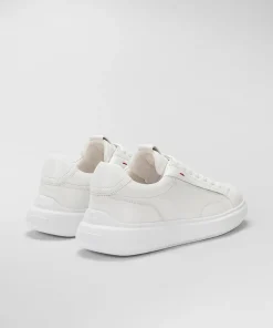 Clearance Sneaker in Pelle con Dettagli a Contrasto / Uomo Sneakers