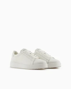 Best Sneaker in Pelle con Logo sul Retro / Uomo Sneakers