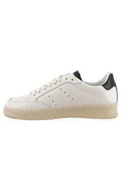 Sneaker in Pelle con Tab a Contrasto / Uomo Sneakers
