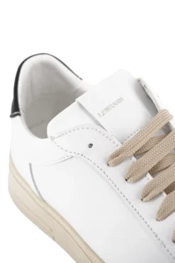 Best Sneaker in Pelle con Tab a Contrasto Nero / Uomo Sneakers