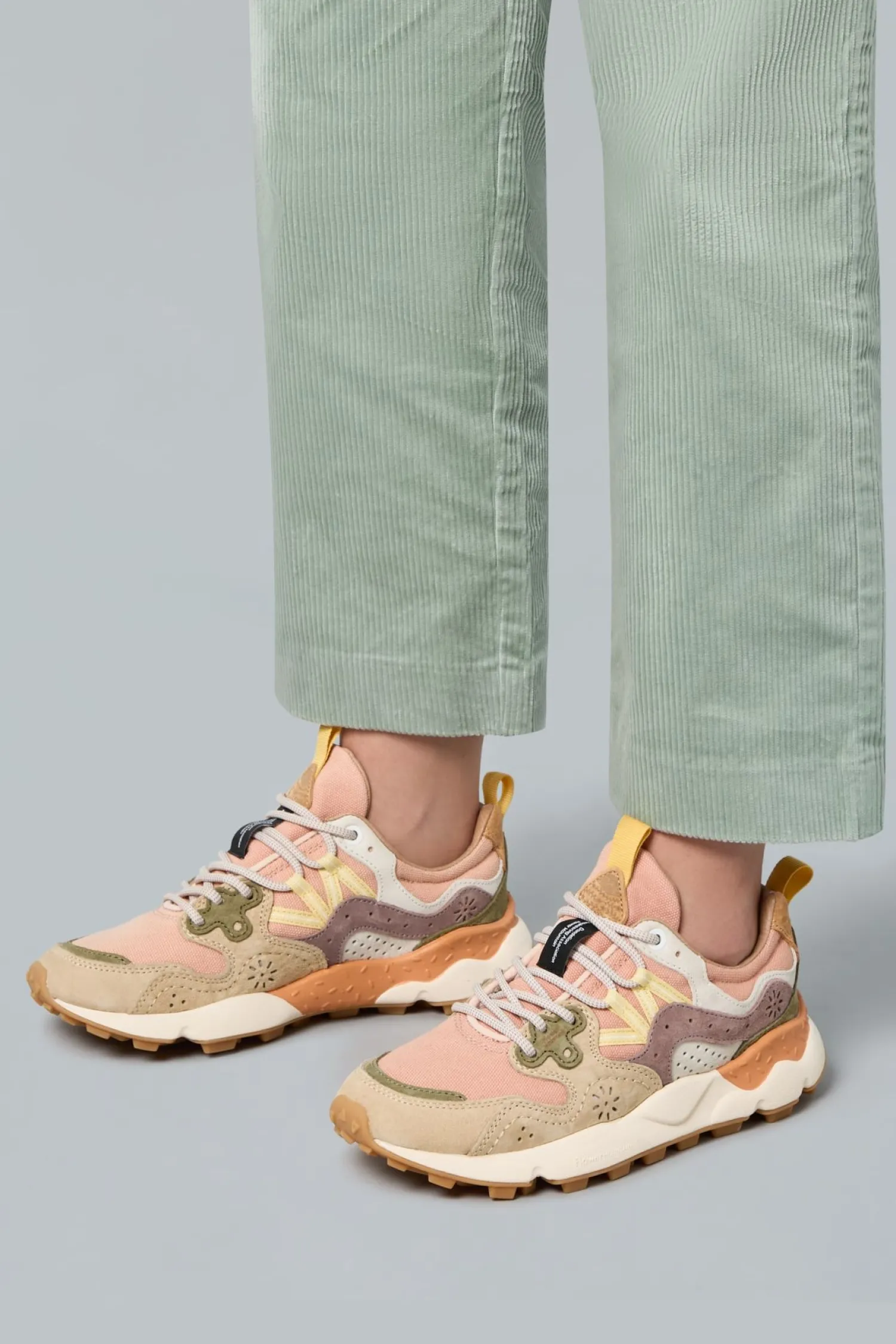 Outlet Sneaker Yamano 3 in Seude e Tessuto Tecnico / Donna Sneakers