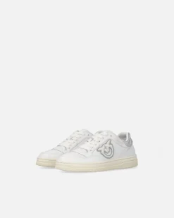 Sale Sneakers in Pelle con Dettagli Metallizzati / Donna Sneakers