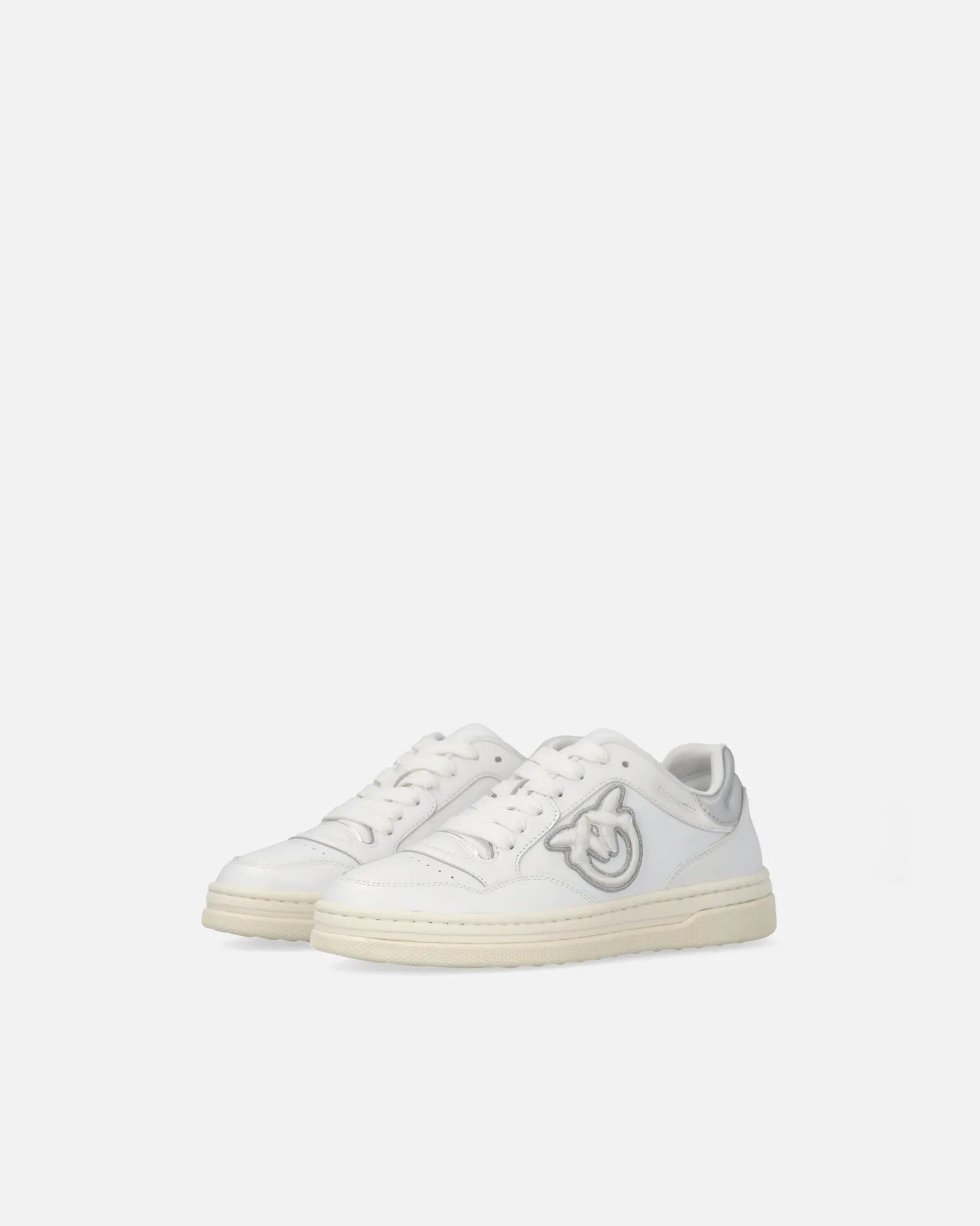 Sale Sneakers in Pelle con Dettagli Metallizzati / Donna Sneakers