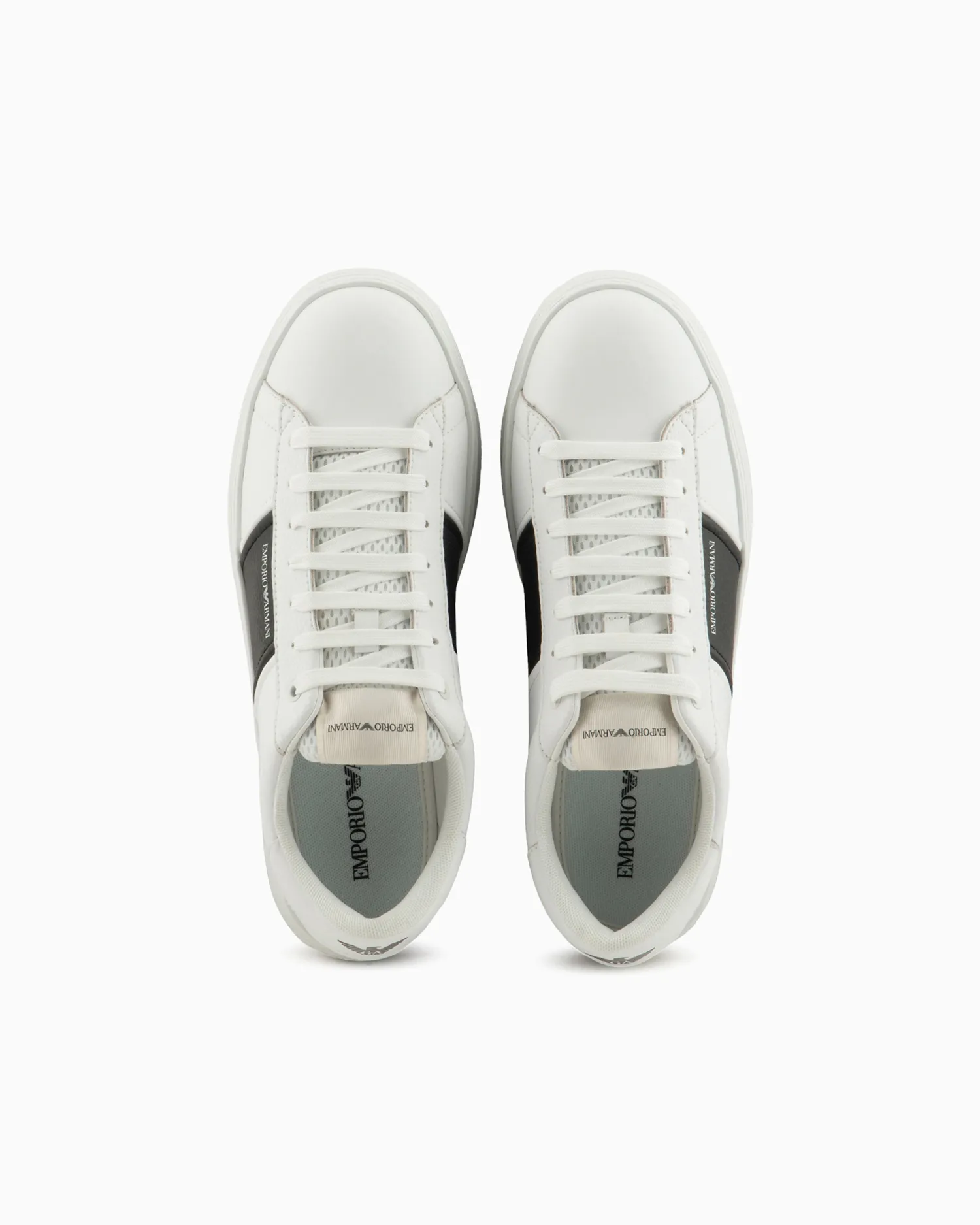 New Sneakers in Pelle con Dettaglio Logato / Uomo Sneakers