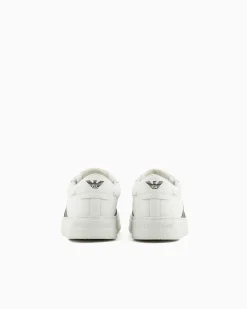 New Sneakers in Pelle con Dettaglio Logato / Uomo Sneakers