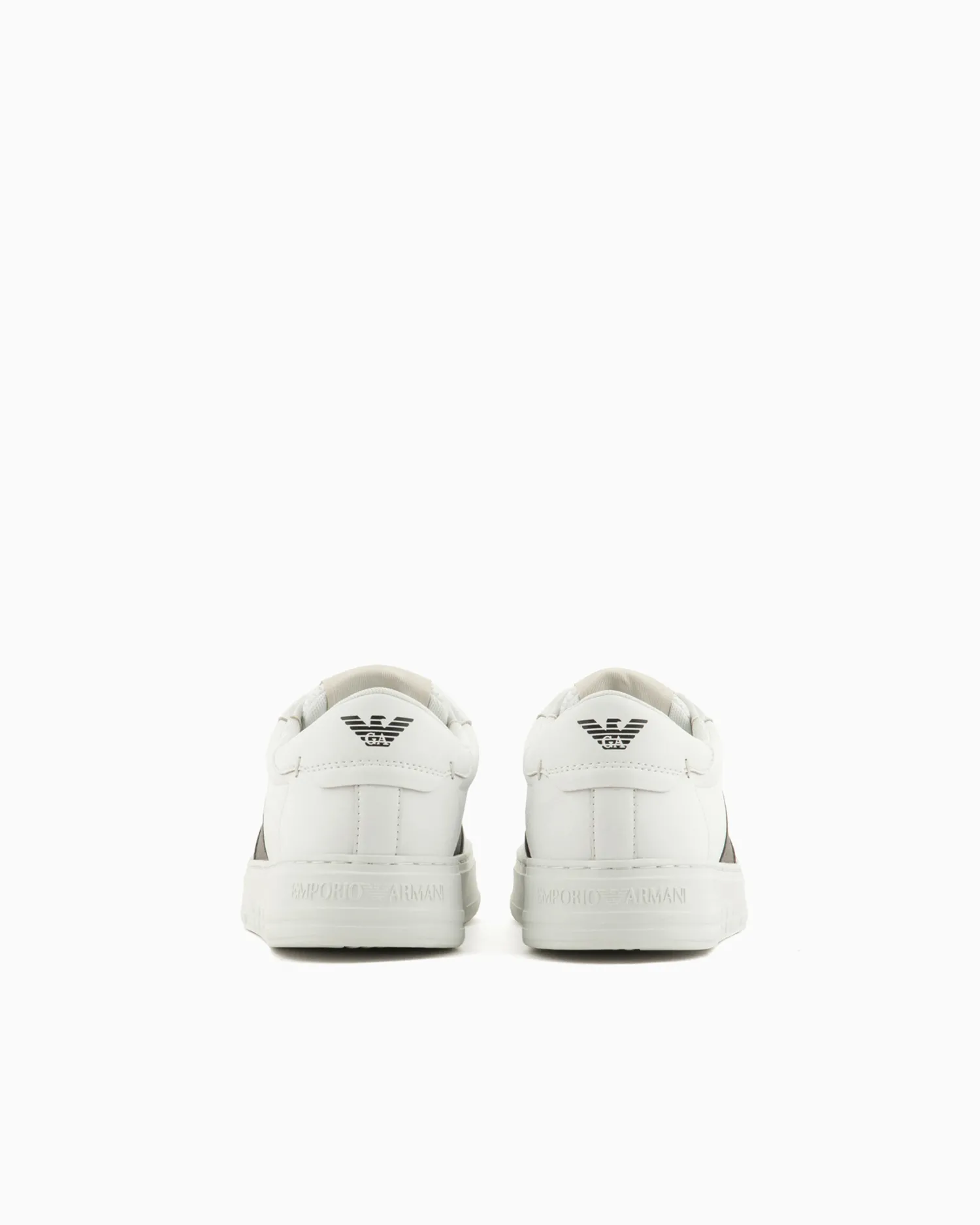 New Sneakers in Pelle con Dettaglio Logato / Uomo Sneakers