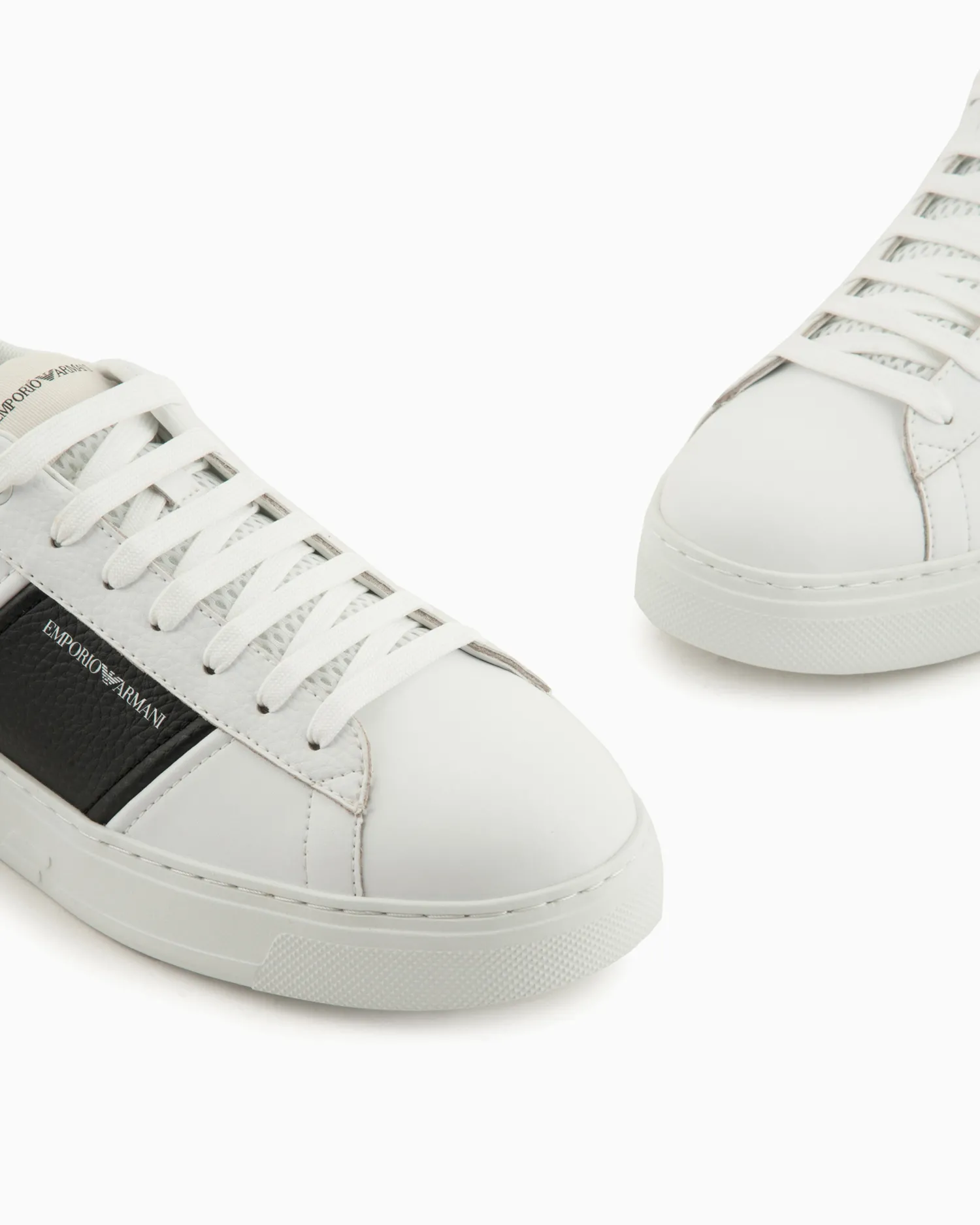 New Sneakers in Pelle con Dettaglio Logato / Uomo Sneakers