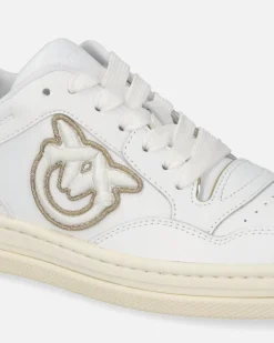 Outlet Sneakers in Pelle con Dettagli Metallizzati / Donna Sneakers
