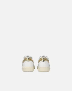Outlet Sneakers in Pelle con Dettagli Metallizzati / Donna Sneakers