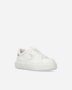 Online Sneakers in Pelle con Suola Platform / Donna Sneakers
