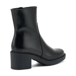 New Stivaletto in Pelle con Tacco / Donna Stivali