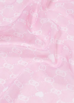 Discount Stola con Fantasia a Cuori / Donna Sciarpe