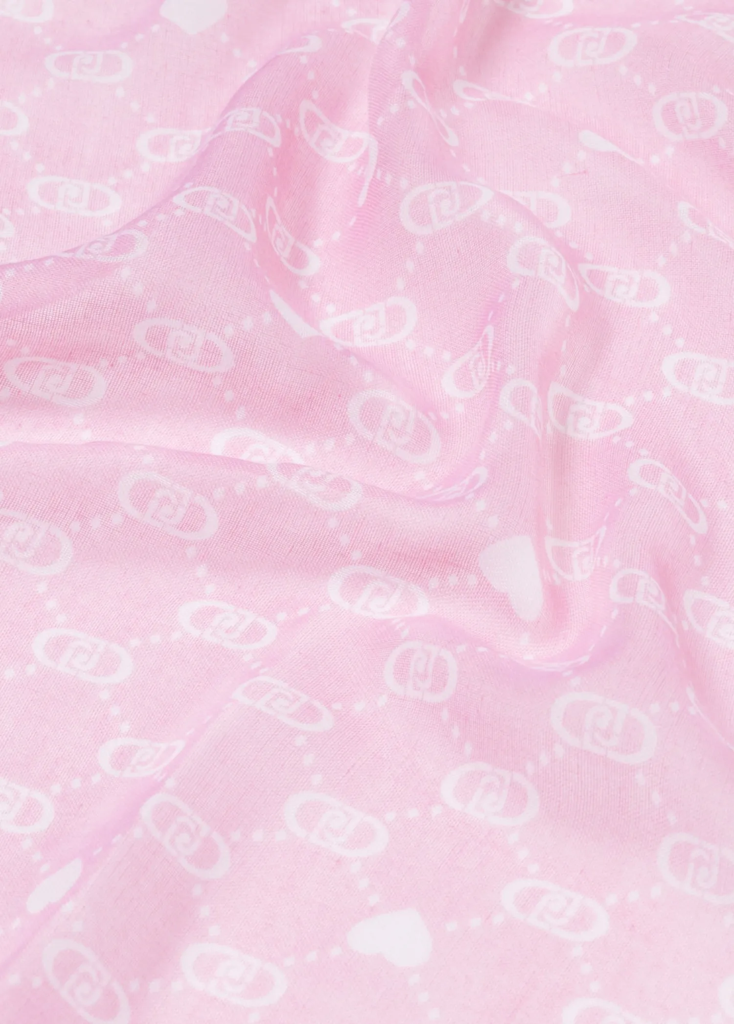 Discount Stola con Fantasia a Cuori / Donna Sciarpe