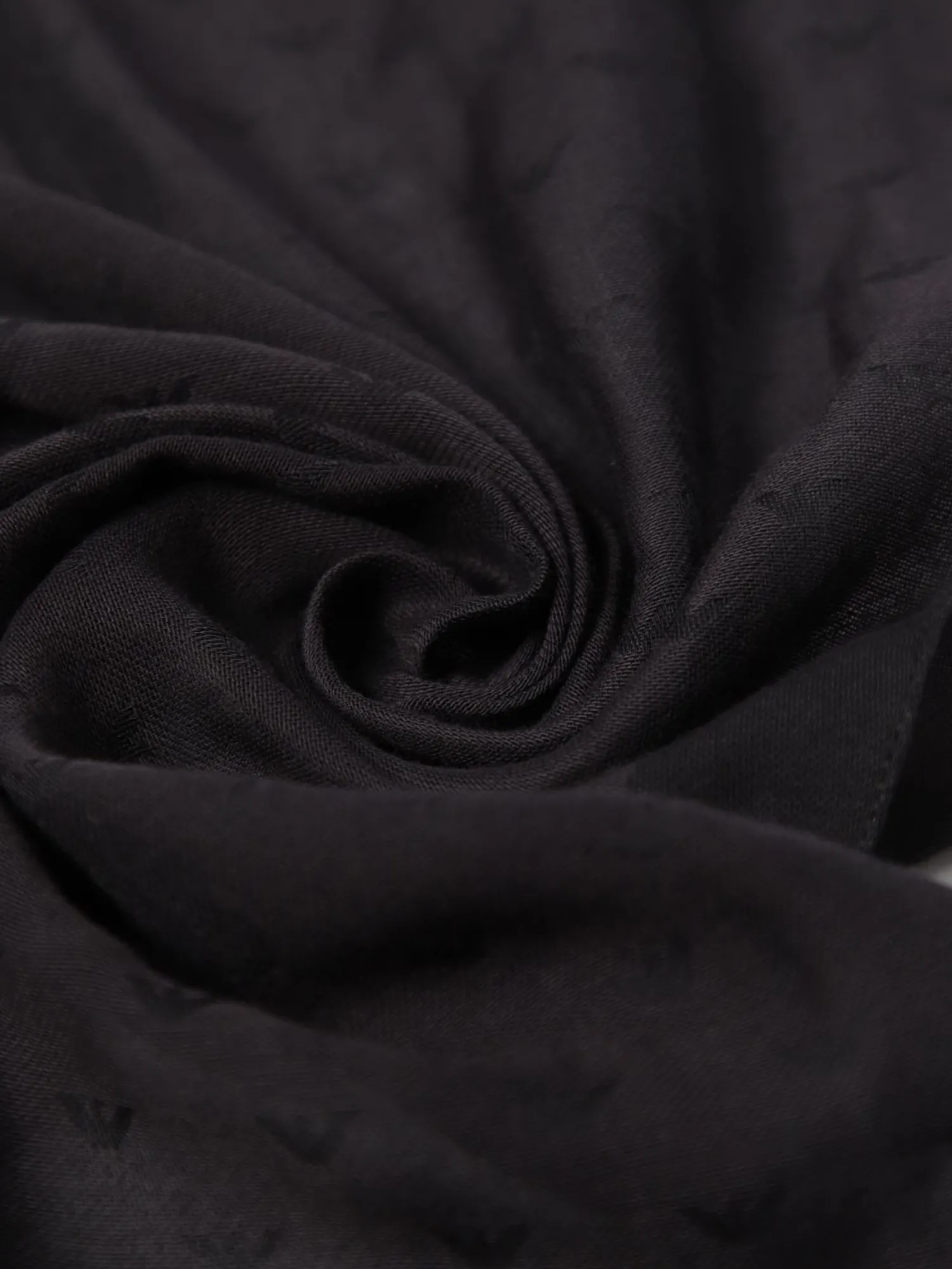 Best Stola in Modal e Cotone con Logo Jacquard / Uomo Sciarpe