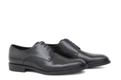 Clearance Stringata in Pelle con Fondo in Gomma / Uomo Derby
