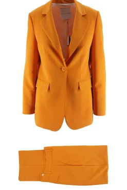 New Tailleur Monopetto / Arancione Donna Abiti