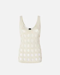 Discount Top Canottiera Maglia Traforata / Donna Top