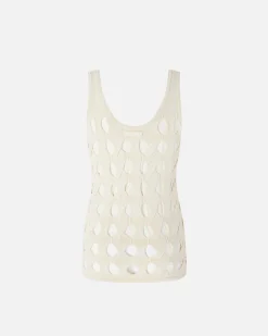Discount Top Canottiera Maglia Traforata / Donna Top