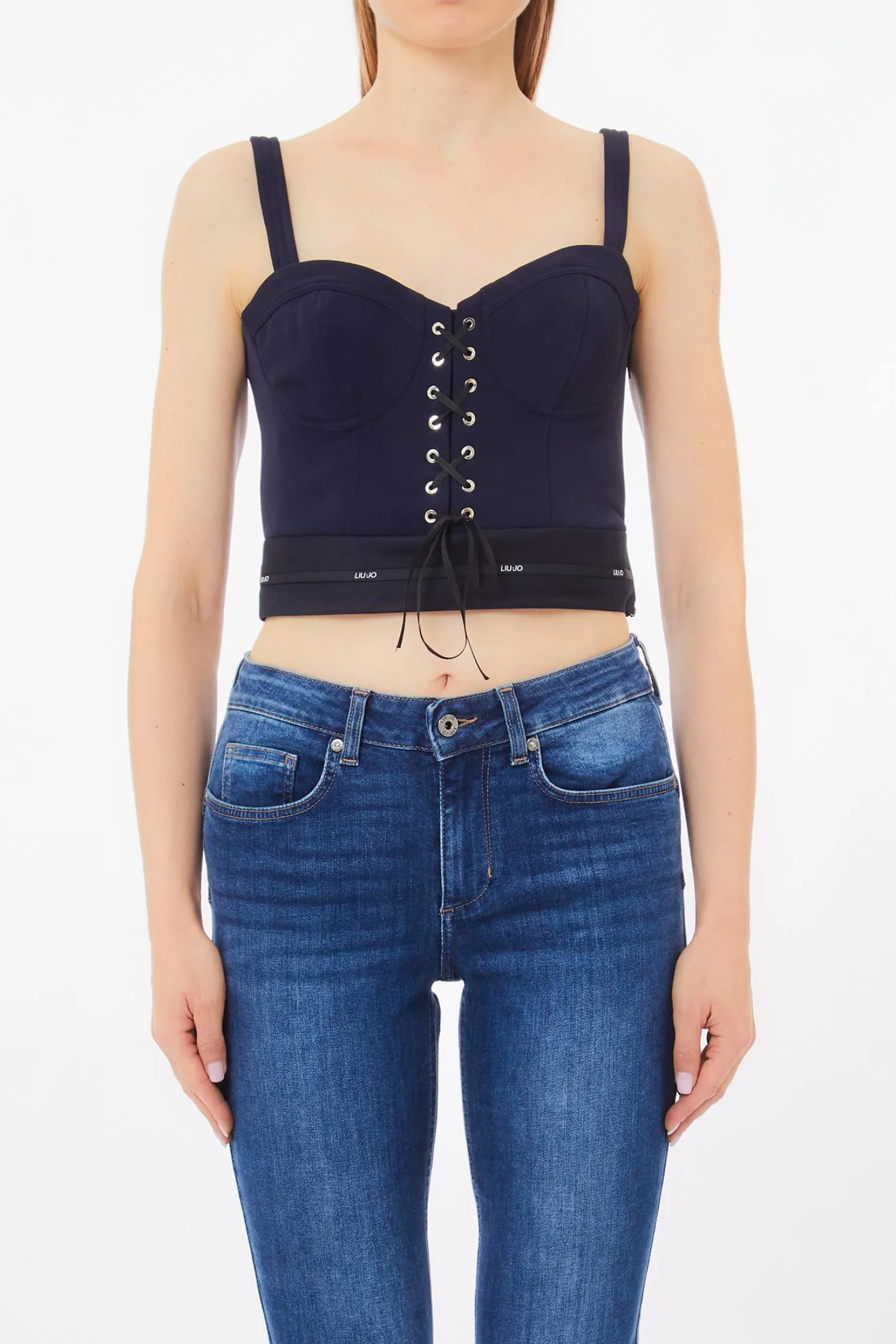 New Top con Nastro Logato / Donna Top