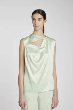 Top Fluido in Raso / Donna Top