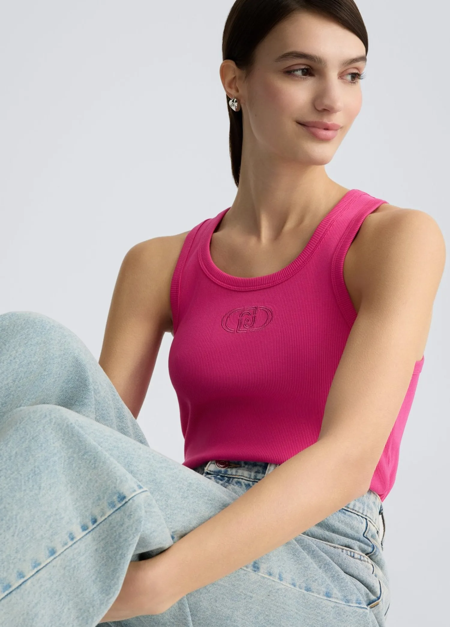 Discount Top in Cotone con Logo / Donna T-shirt