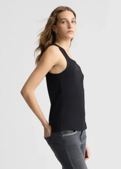 Outlet Top in Cotone con Logo / Donna T-shirt