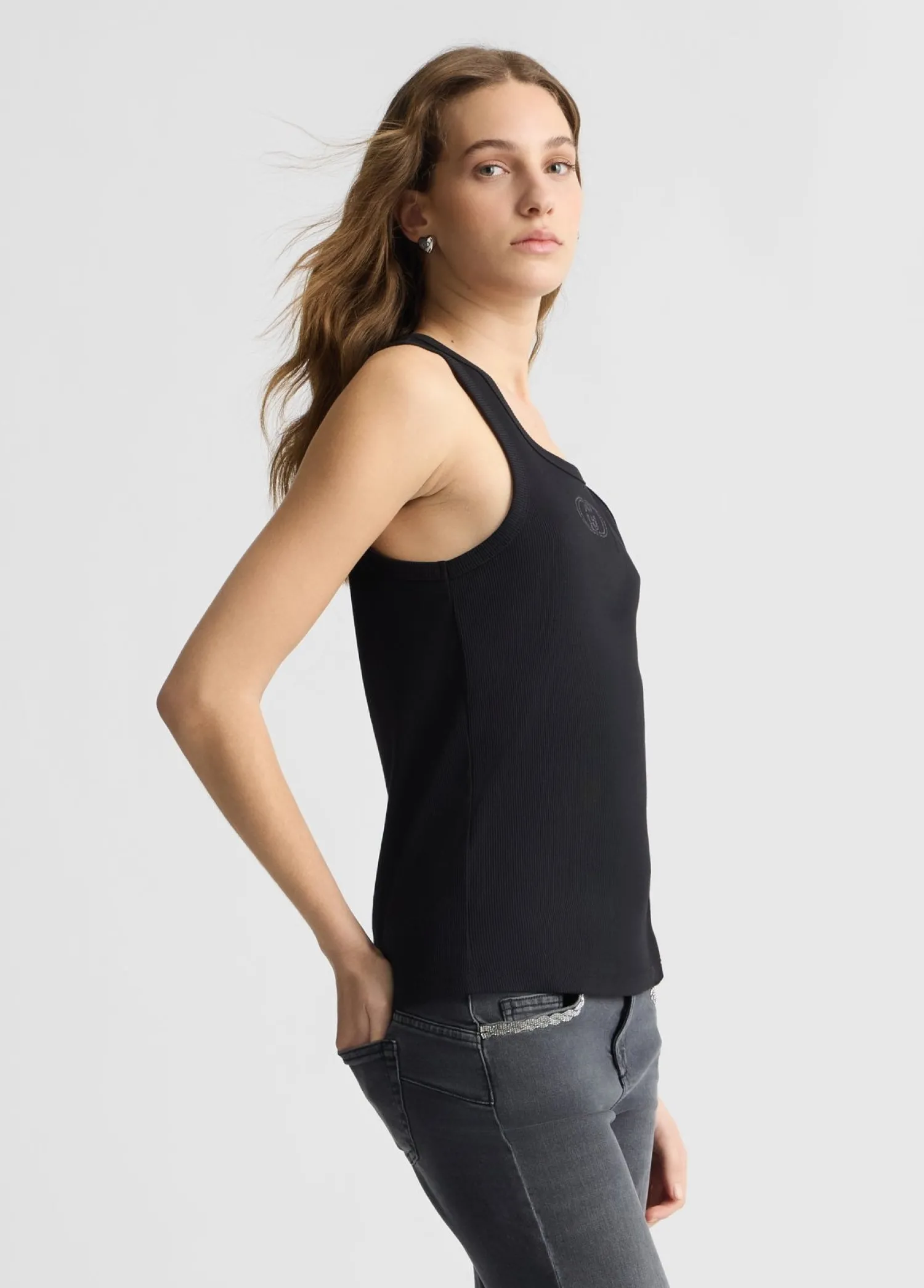 Outlet Top in Cotone con Logo / Donna T-shirt