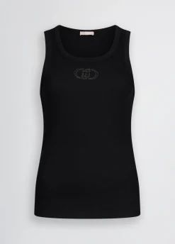 Outlet Top in Cotone con Logo / Donna T-shirt