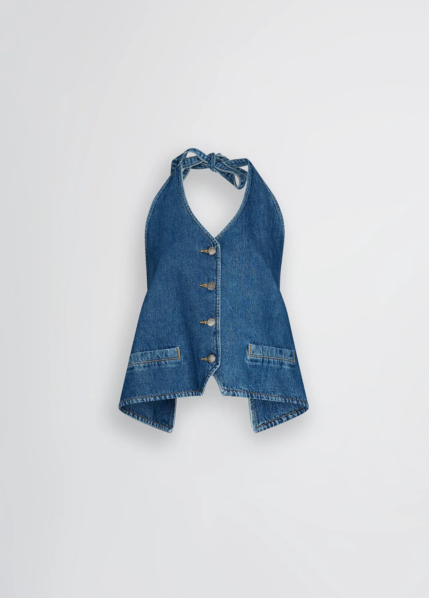 Clearance Top in Denim / Donna Top|Denim