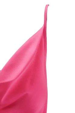 Clearance Top in Enver Satin / Fucsia Donna Top